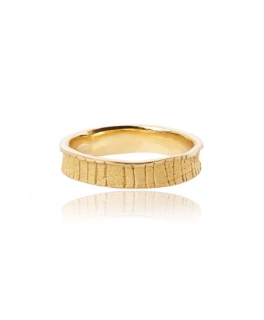 Pierścionek Tresor Ratlles srebro pozłacane