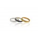 Set of three silver rings TRESOR RATLLES