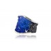 Silver ring INTENZZA Electric Blue