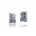 Silver earrings INTENZZA Gris
