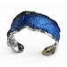 Silver bracelet INTENZZA Electric Blue