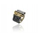 Ring JUNC silver gold diamond