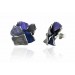 Silver earrings SUMMUM Lila