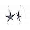 Silver earrings ESTRELLA Maritim Gray