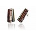 Silver earrings JUNC Big Ocre