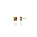 Silver earrings Triangladis Ocre