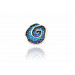 Silver pendant CARGOLIS BLUE