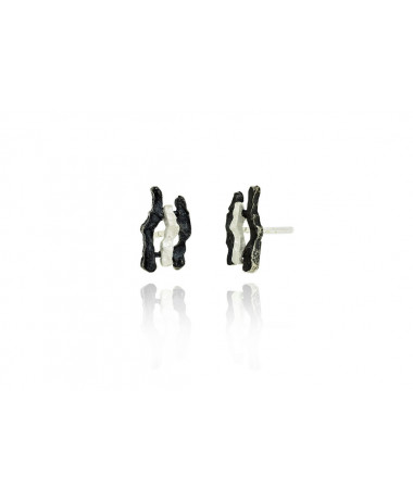 Silver earrings FORZA Gris