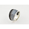 Silver ring TROIA Gris