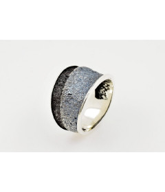 Pierścionek TROIA Gris srebro