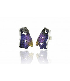 Kolczyki Intenzza duże Mystic Lila