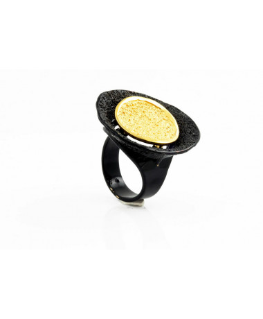 Pierścionek Runa Golden Black 