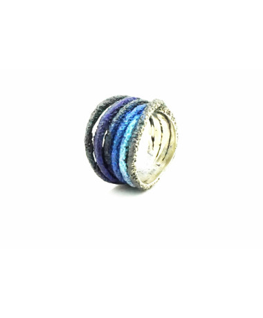 Silver ring SIRA Blue