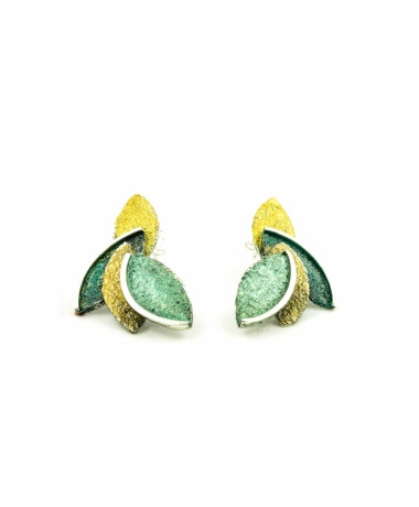 Earrings Eire Green